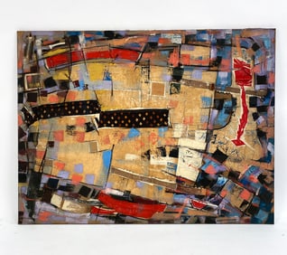 ALLAN HUGH CLARKE (NY, 1919-1979) ABSTRACT M/M