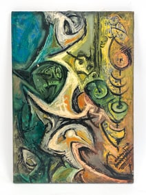 SEYMOUR FRANKS (1916-1981) ABSTRACT O/C