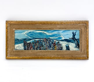 NAOMI LORNE (1902-1964) ABSTRACT IMPRESSIONIST O/B