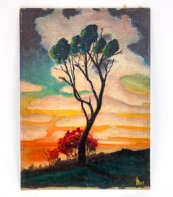 IVER ROSE (1899-1972) IMPRESSIONIST LANDSCAPE