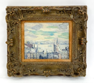 ADELAIDE LAWSON GAYLOR (1889-1986) NYC CITYSCAPE