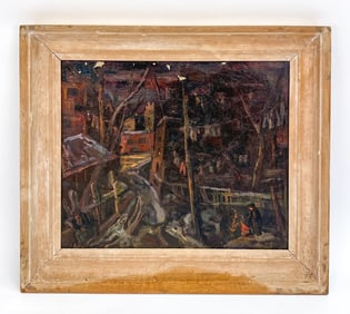 EARLY 20TH C. MODERNIST O/C