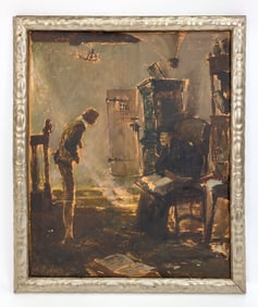 IMPRESSIONIST INTERIOR VIEW O/B
