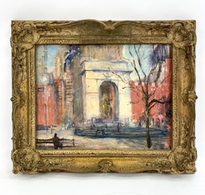ANTHONY SPRINGER (NY,1928-1995) WASHINGTON SQ PARK
