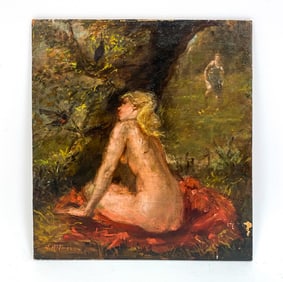 GARFIELD HUNTER JONES (1925-1994) NUDE O/B