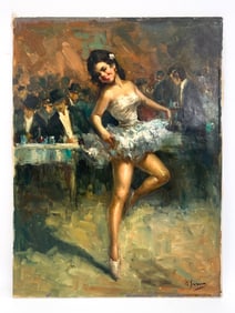 MID-CENTURY BALLERINA O/C