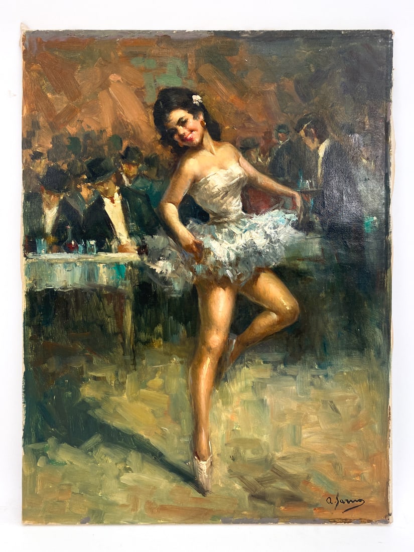 MID-CENTURY BALLERINA O/C (1 of 5)