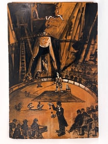 ARBIT BLATAS (1908-1999) OVERSIZED CIRCUS SCENE