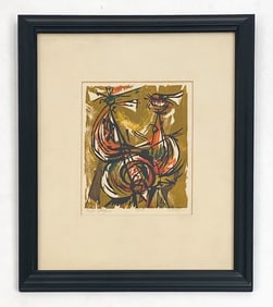SEONG MOY (1921-2013) WOODBLOCK PRINT