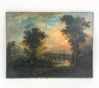 19TH C. O/C LANDSCAPE PAINTING