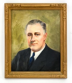 ERIC CAMPBELL PORTRAIT OF PRESIDENT FDR