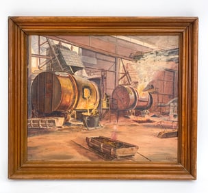 INDUSTRIAL FACTORY SCENE O/C