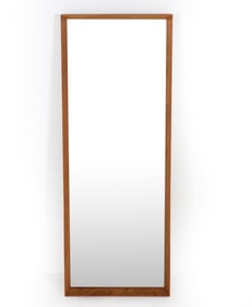 AARHUS DANISH OAK WALL MIRROR C. 1960S