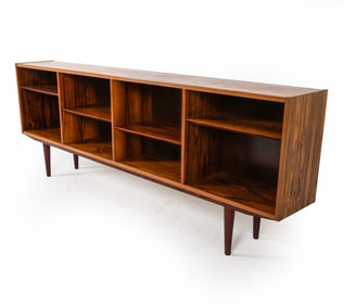 MID-CENTURY DANISH ROSEWOOD LOW BOOKCASE C. 1960S