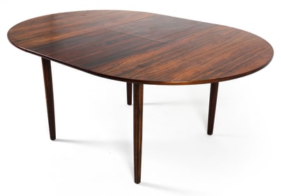 DANISH ROSEWOOD EXTENDING DINING TABLE C. 1960S