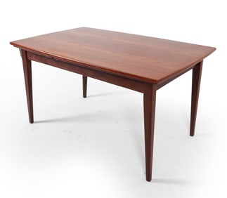 MID-CENTURY DANISH TEAK DINING TABLE C. 1960S