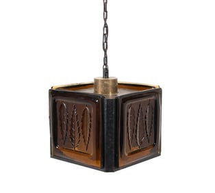 ERIK HOGLUND GLASS PENDANT LIGHT