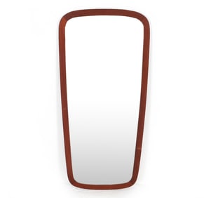 MID-CENTURY DANISH TEAK MIRROR C. 1960S