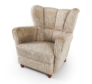 MID-CENTURY DANISH LOUNGE CHAIR C. 1950S