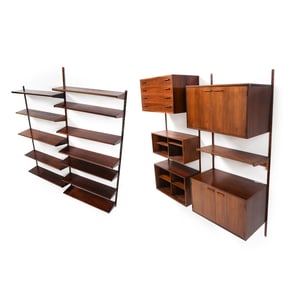 KAI KRISTIANSEN DANISH ROSEWOOD WALL SYSTEM
