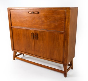 MID-CENTURY DANISH TEAK HIGHBOARD SERVER C. 1960S