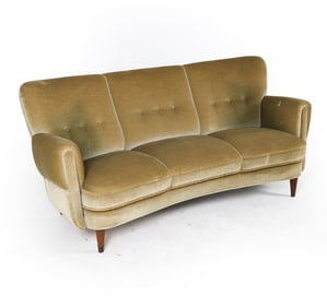 MID-CENTURY DANISH MOHAIR SOFA C. 1960S