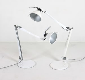 PAIR OF LUCEPLAN FORTEBRACCIO TABLE LAMPS