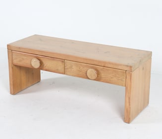 SWEDISH PINE LOW CONSOLE CHEST C. 1970S