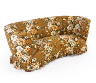 MID-CENTURY DANISH BANANA SOFA C. 1950S