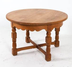 KJAERNULF STYLE DANISH OAK SIDE TABLE C. 1970S