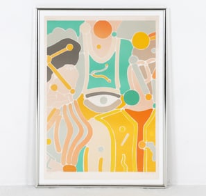 TOM KROJER (DANISH 1942-2015) ABSTRACT SILKSCREEN