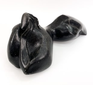 1930?S MODERNIST STONE FEMALE SCULPTURE