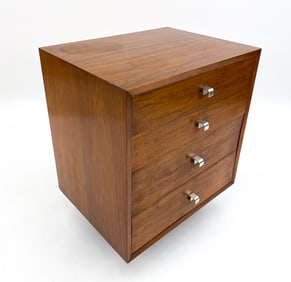 GEORGE NELSON OAK CHEST OF DRAWERS