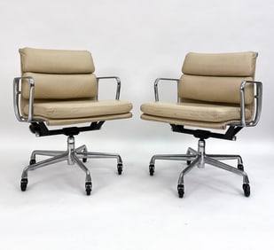 EAMES HERMAN MILLER SOFT PAD MANAGEMENT CHAIRS