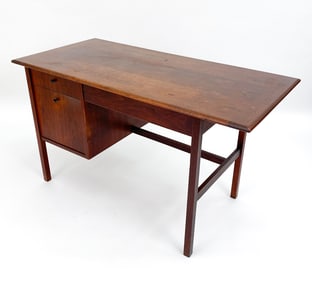 MILO BAUGHMAN FOR ARCH GORDON WALNUT DESK
