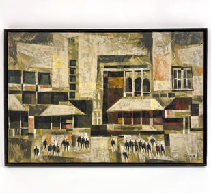 MARTIN ENGSTROM (SWEDISH, B. 1952) ABSTRACT O/C