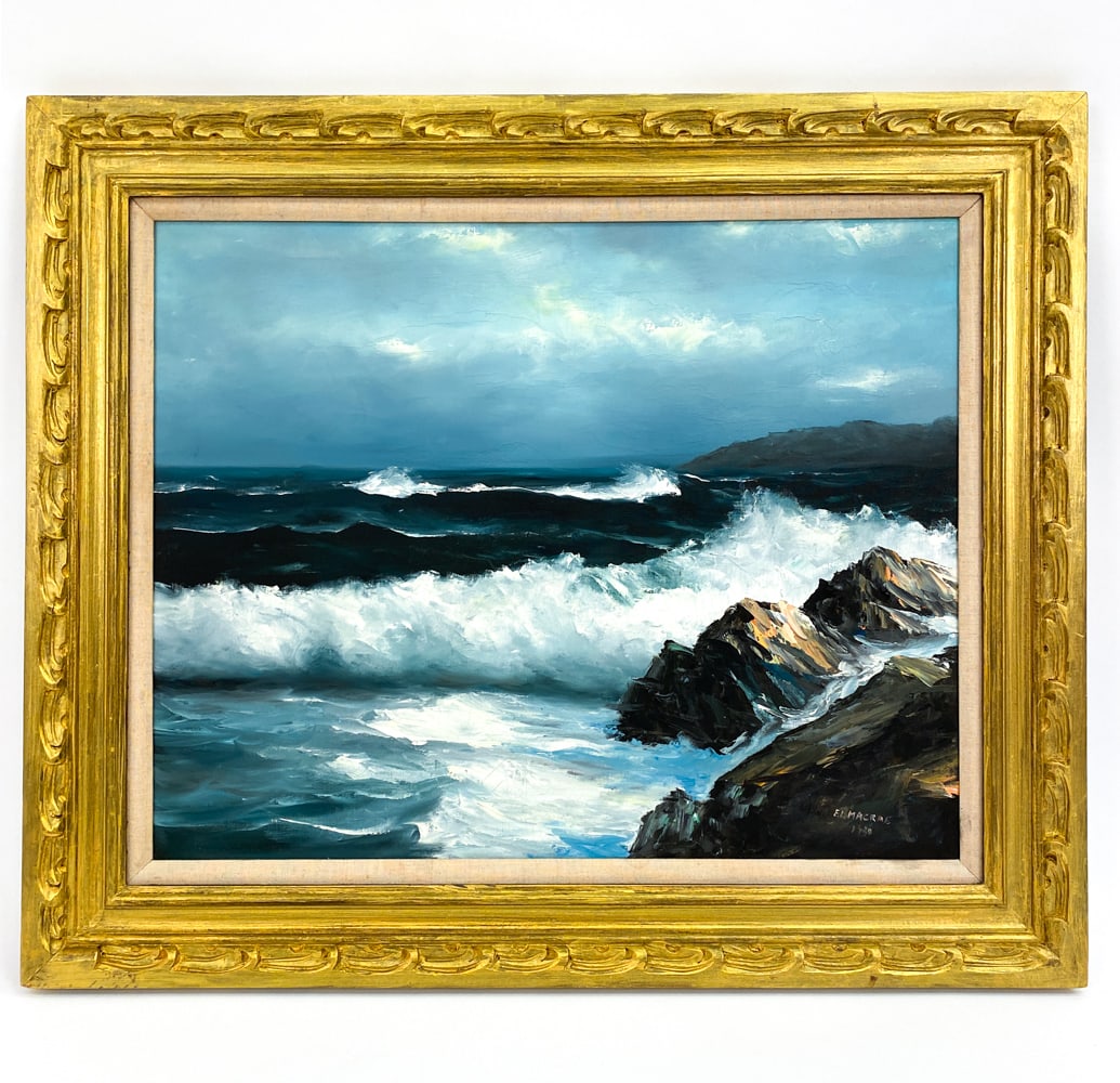 ELMER LIVINGSTON MACRAE (1875-1953) SEASCAPE (1 of 5)