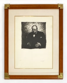 CURTIS HOOPER & SARAH CHURCHILL LITHOGRAPH