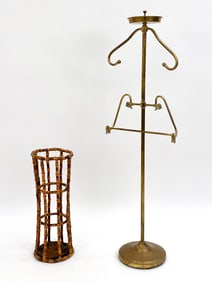 UMBRELLA STAND & VALET RACK GROUPING