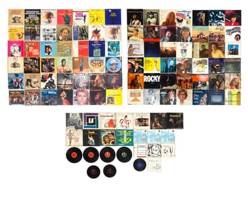 GROUPING OF VINYL RECORDS JAZZ, ROCK, POP