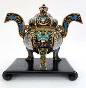 CHINESE CLOISONNE ENAMEL CENSER