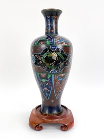 CHINESE CLOISONNE ENAMEL VASE