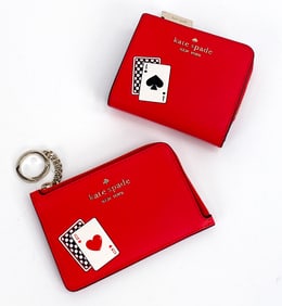 (2) KATE SPADE LUCKY DRAW WALLETS