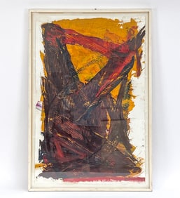 ELYSSA RUNDLE (1932-1994) GESTURAL ABSTRACT