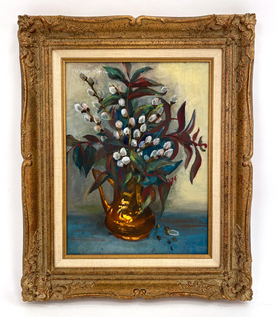 HOBSON PITTMAN(1899-1972) IMPRESSIONIST STILL LIFE (1 of 6)