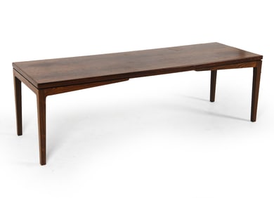 DANISH ROSEWOOD COFFEE TABLE C. 1960S