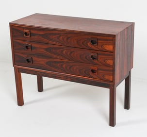 BROUER DANISH ROSEWOOD SIDE CHEST C. 1970'S