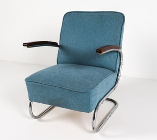 THONET MODEL S411 BAUHAUS LOUNGE CHAIR