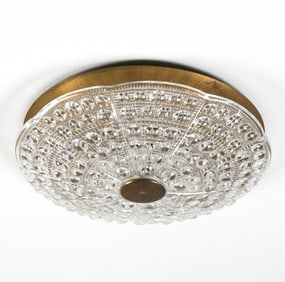CARL FAGERLUND DANISH GLASS CEILING LIGHT C. 1960S
