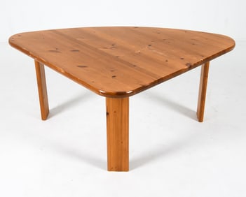 SWEDISH PINE CORNER COFFEE TABLE C. 1970S